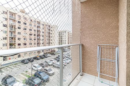 Varanda da Sala de apartamento para alugar com 2 quartos, 56m² em Taquara, Rio de Janeiro