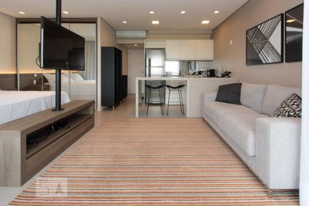 Sala de apartamento para alugar com 1 quarto, 46m² em Pinheiros, São Paulo