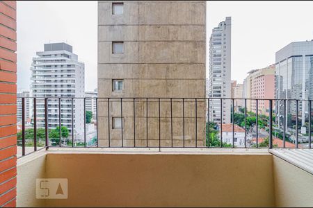 Varanda de apartamento à venda com 1 quarto, 40m² em Paraíso, São Paulo