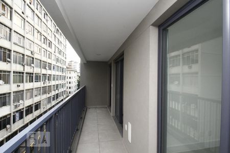 Varanda  de apartamento à venda com 2 quartos, 69m² em Centro, Rio de Janeiro