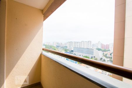 Varanda da sala de apartamento à venda com 3 quartos, 78m² em Vila Santa Teresa, Santo André