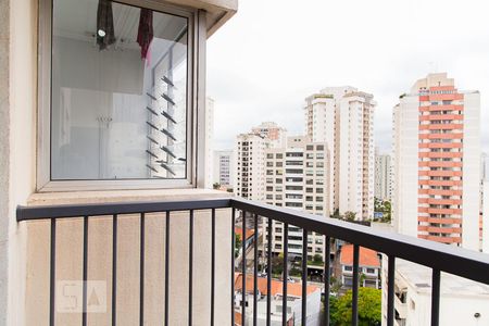 Varanda de apartamento à venda com 1 quarto, 51m² em Parque Imperial, São Paulo