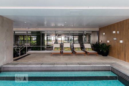 Studio à venda com 31m², 1 quarto e 1 vagaPiscina