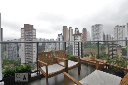 Varanda de apartamento à venda com 2 quartos, 75m² em Vila Andrade, São Paulo