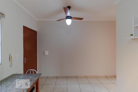 Sala e Cozinha de apartamento para alugar com 1 quarto, 34m² em Cidade Universitária, Campinas