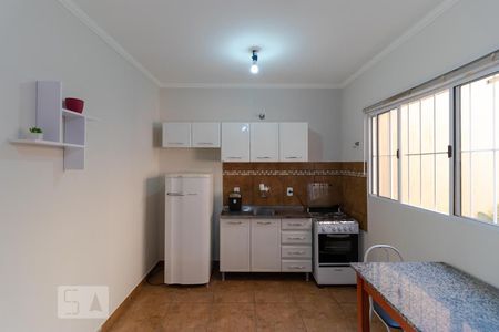 Sala e Cozinha de apartamento para alugar com 1 quarto, 34m² em Cidade Universitária, Campinas