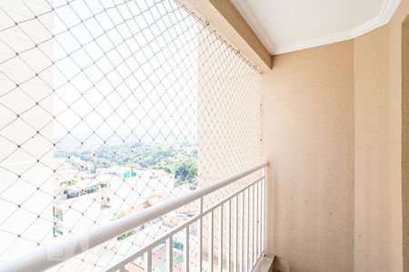 Varanda da Sala de apartamento para alugar com 2 quartos, 54m² em Utinga, Santo André