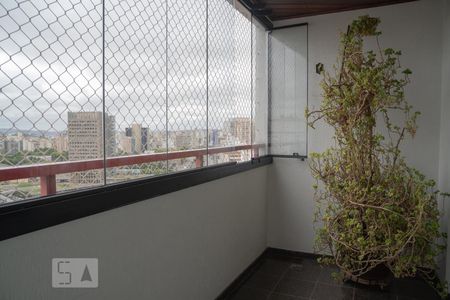 Varanda da Sala de apartamento à venda com 4 quartos, 196m² em Vila Bastos, Santo André