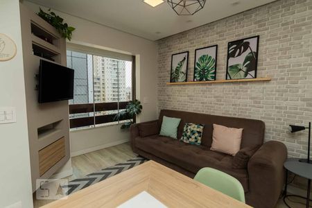 Sala de apartamento para alugar com 1 quarto, 40m² em Barra Funda, São Paulo
