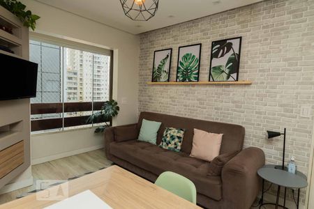 Sala de apartamento para alugar com 1 quarto, 40m² em Barra Funda, São Paulo