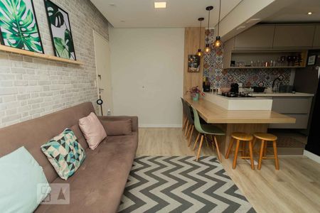 Sala de apartamento para alugar com 1 quarto, 40m² em Barra Funda, São Paulo