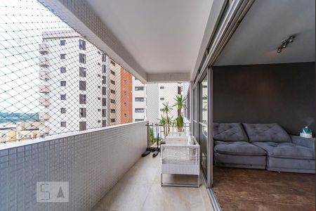 Varanda da Sala de apartamento para alugar com 4 quartos, 180m² em Vila Bastos, Santo André