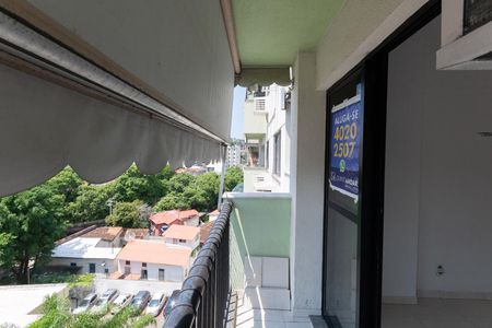 Varanda da Sala de apartamento à venda com 2 quartos, 74m² em Praça da Bandeira, Rio de Janeiro
