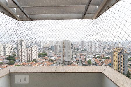 Sacada da Suíte 1 de apartamento à venda com 3 quartos, 180m² em Vila Prudente, São Paulo