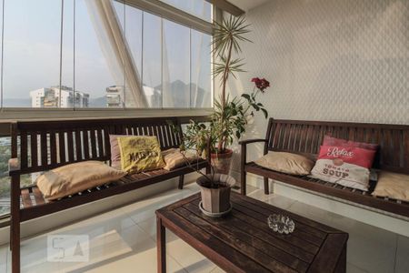 Varanda da Sala de apartamento para alugar com 2 quartos, 100m² em Barra da Tijuca, Rio de Janeiro