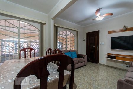Sala de casa à venda com 4 quartos, 180m² em Vila Guiomar, Santo André