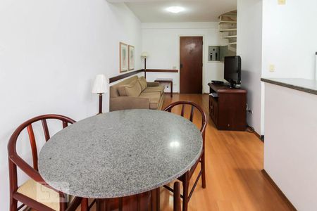 Sala de apartamento à venda com 1 quarto, 78m² em Moema, São Paulo
