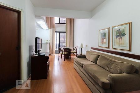 Sala de apartamento à venda com 1 quarto, 78m² em Moema, São Paulo