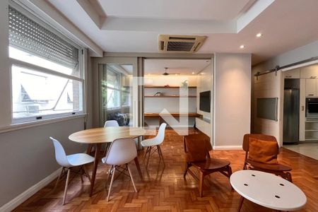 Sala  de apartamento para alugar com 2 quartos, 100m² em Leblon, Rio de Janeiro