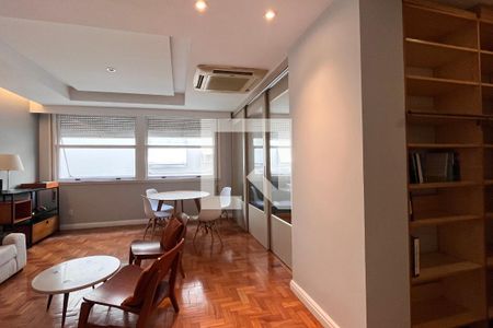 Sala  de apartamento para alugar com 2 quartos, 100m² em Leblon, Rio de Janeiro