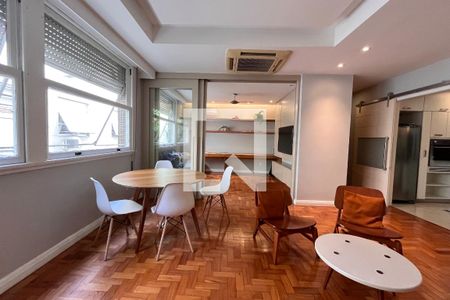 Sala de apartamento para alugar com 2 quartos, 100m² em Leblon, Rio de Janeiro