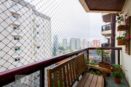 Varanda da sala de apartamento à venda com 3 quartos, 147m² em Centro, Santo André