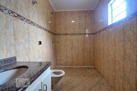 Banheiro da Suíte de apartamento à venda com 3 quartos, 91m² em Vila Humaitá, Santo André