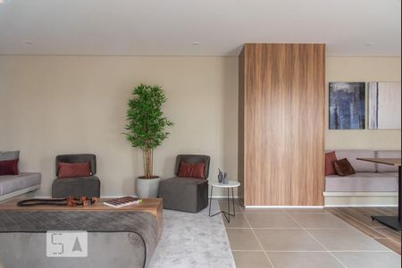 Área comum de apartamento para alugar com 1 quarto, 27m² em Cambuci, São Paulo