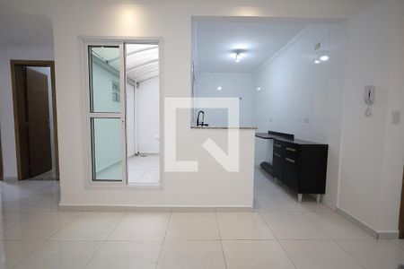 Sala de apartamento para alugar com 2 quartos, 56m² em Vila Bela Vista, Santo André
