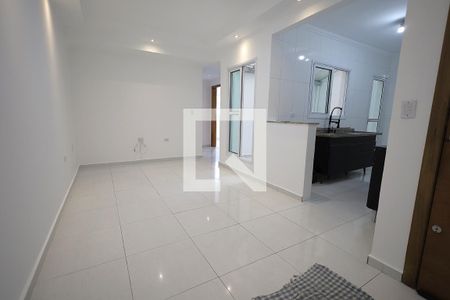 Sala de apartamento para alugar com 2 quartos, 56m² em Vila Bela Vista, Santo André