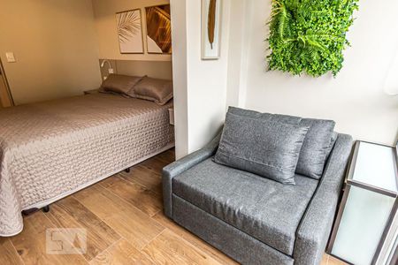 Varanda gourmet de kitnet/studio à venda com 1 quarto, 27m² em Consolação, São Paulo