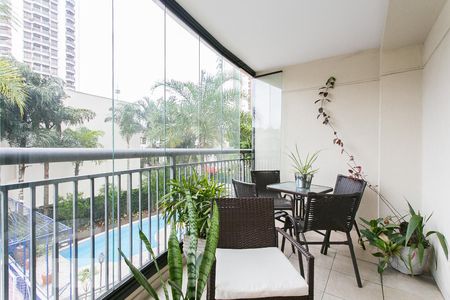 Varanda da Sala de apartamento à venda com 4 quartos, 121m² em Vila Regente Feijó, São Paulo