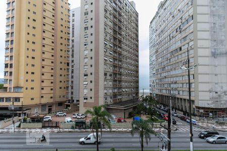 Vista de kitnet/studio para alugar com 1 quarto, 31m² em José Menino, Santos