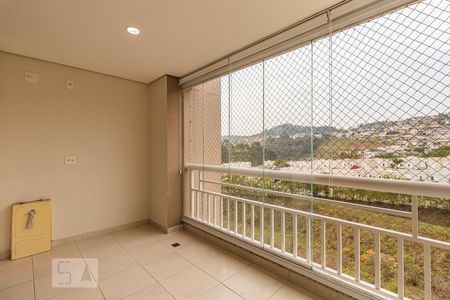 Varanda da Sala de apartamento para alugar com 3 quartos, 94m² em Residencial Tres (tambore), Santana de Parnaíba