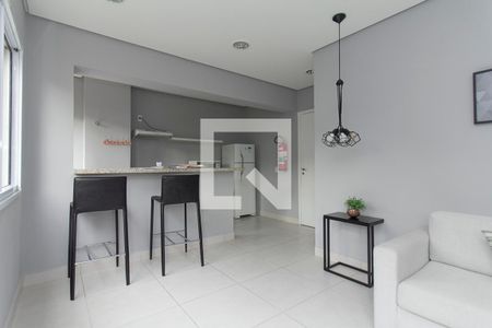 Apartamento para alugar com 32m², 1 quarto e 1 vaga Apartamento para alugar com 32m², 1 quarto e 1 vagaÁrea comum - Salão de festas