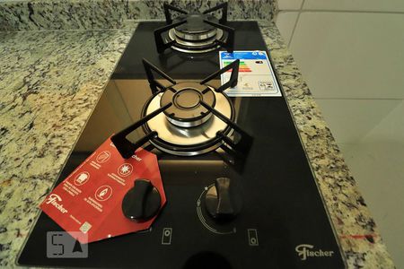 detalhe da cozinha de kitnet/studio para alugar com 1 quarto, 15m² em Vila Sao Pedro, Santo André