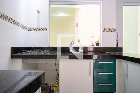 Sala/Cozinha de casa de condomínio à venda com 1 quarto, 53m² em Jardim Brasília (zona Leste), São Paulo