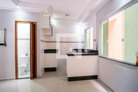 Sala/Cozinha de casa de condomínio à venda com 1 quarto, 53m² em Jardim Brasília (zona Leste), São Paulo