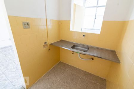 Cozinha de kitnet/studio para alugar com 1 quarto, 32m² em São Cristóvão, Rio de Janeiro