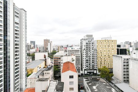 Varanda - Vista de apartamento para alugar com 1 quarto, 29m² em Bela Vista, São Paulo
