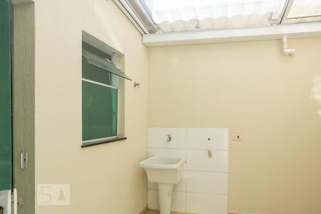 Vista Cozinha de apartamento para alugar com 2 quartos, 38m² em Vila Scarpelli, Santo André