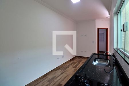 Sala/Cozinha de apartamento para alugar com 2 quartos, 38m² em Vila Scarpelli, Santo André