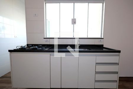 Sala / Cozinha de apartamento para alugar com 2 quartos, 76m² em Vila Scarpelli, Santo André
