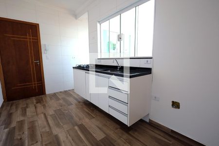 Sala / Cozinha de apartamento para alugar com 2 quartos, 76m² em Vila Scarpelli, Santo André