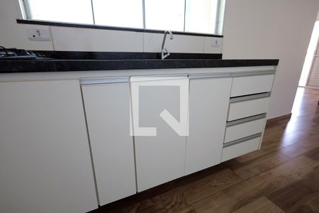 Sala / Cozinha de apartamento para alugar com 2 quartos, 76m² em Vila Scarpelli, Santo André