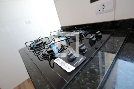 Sala / Cozinha de apartamento para alugar com 2 quartos, 76m² em Vila Scarpelli, Santo André