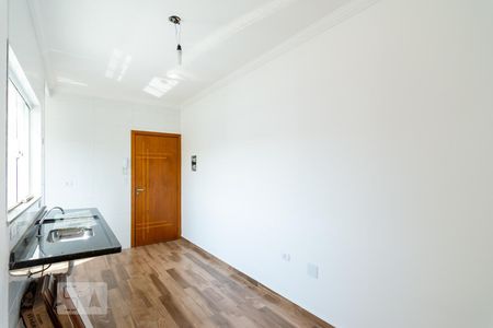Sala/Cozinha de apartamento para alugar com 2 quartos, 76m² em Vila Scarpelli, Santo André