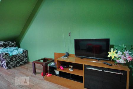 Sala de casa de condomínio à venda com 2 quartos, 82m² em Alto Petrópolis, Porto Alegre