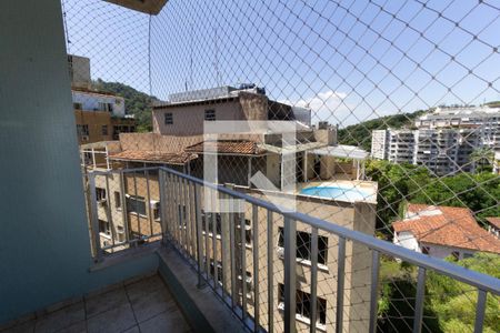Varanda da Sala de apartamento à venda com 3 quartos, 136m² em Cosme Velho, Rio de Janeiro