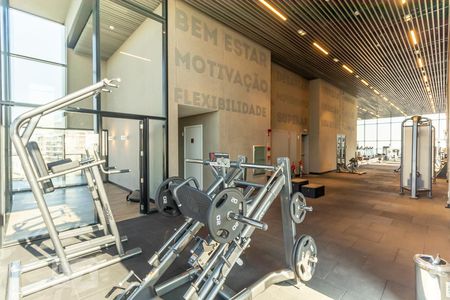 Studio para alugar com 34m², 1 quarto e sem vaga Studio para alugar com 34m², 1 quarto e sem vagaAcademia